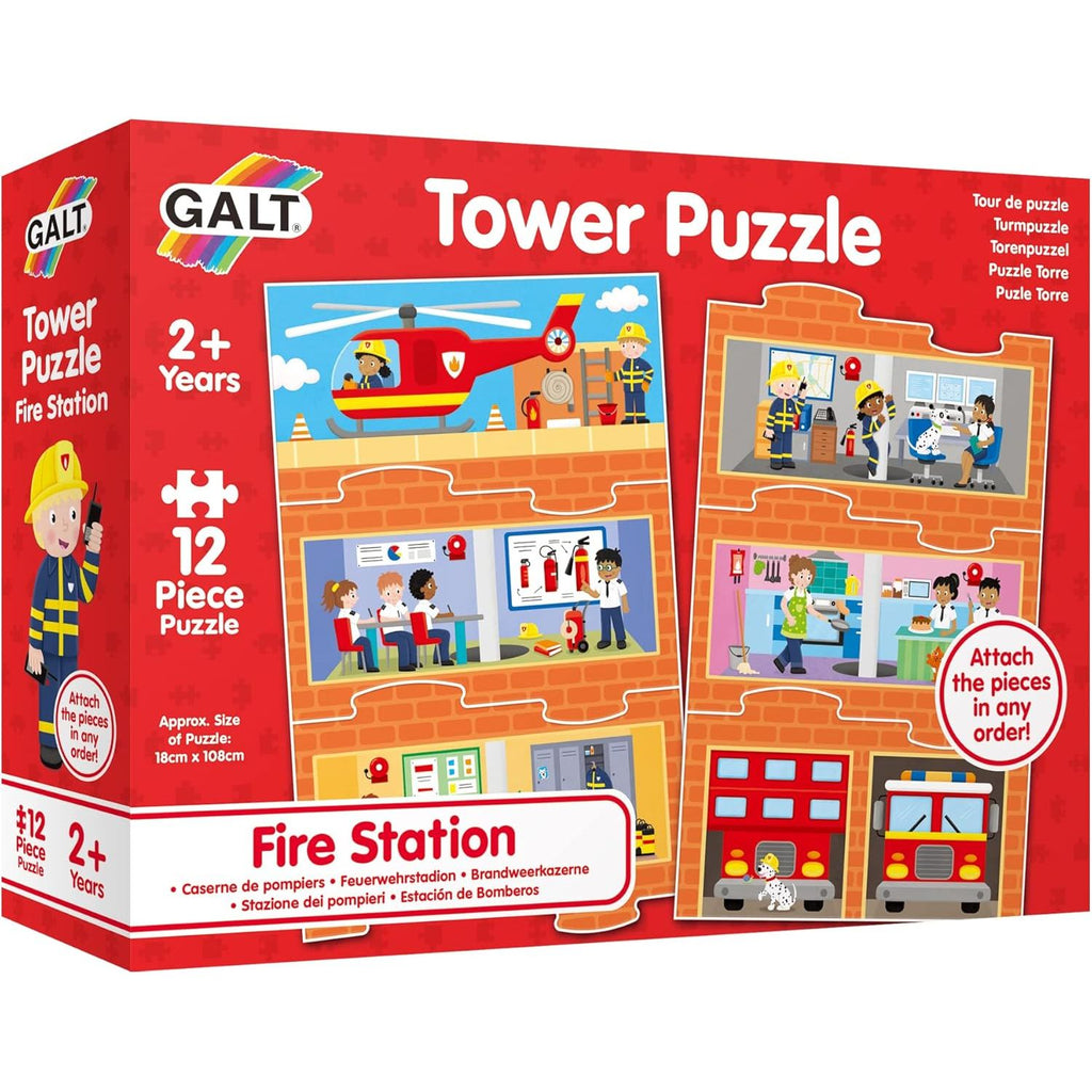 Galt Toys Fire Station 12-Piece Toddlers Puzzles Age- 2 Years & Above
