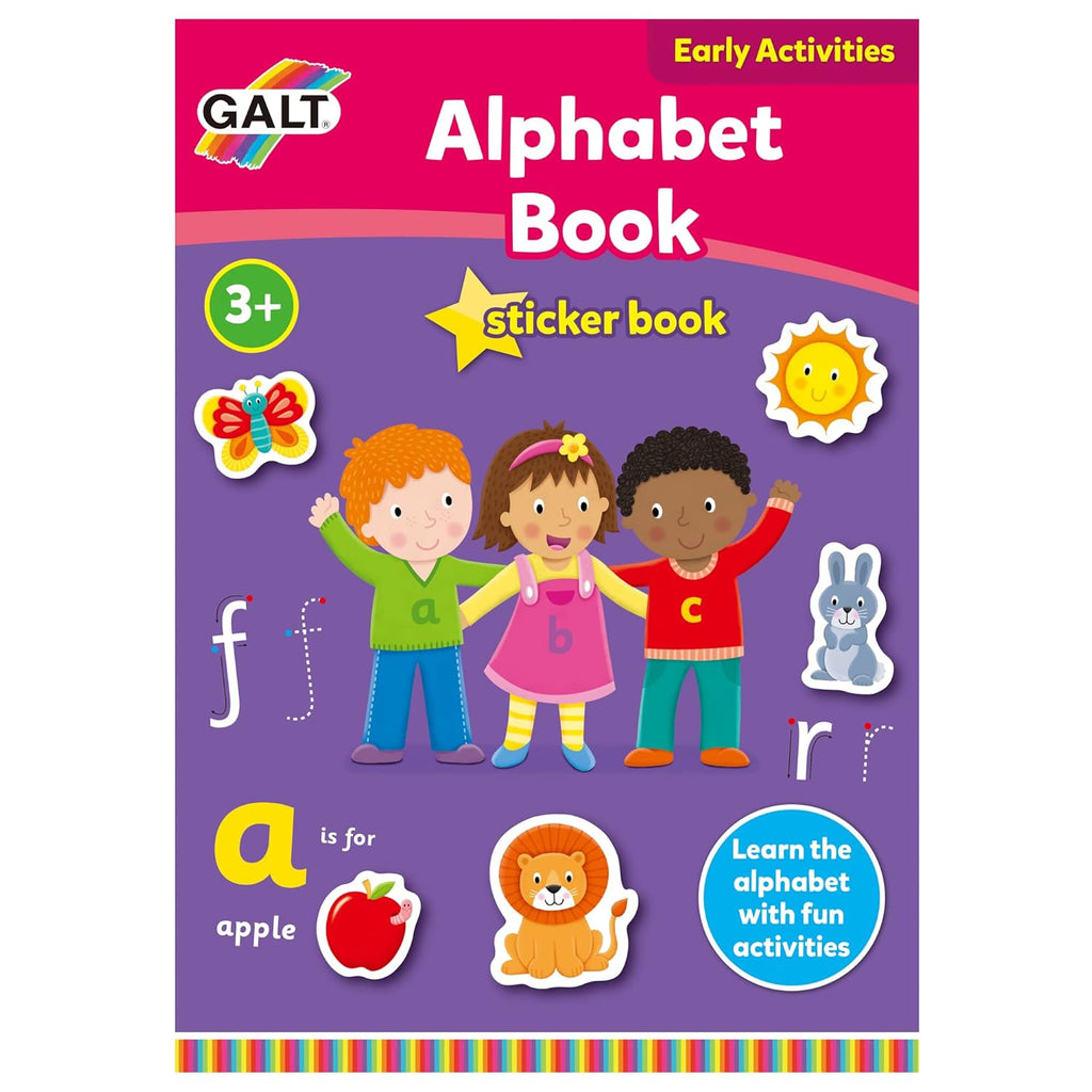 Galt Toys Home Learning Alphabet Sticker Book Age- 3 Years & Above