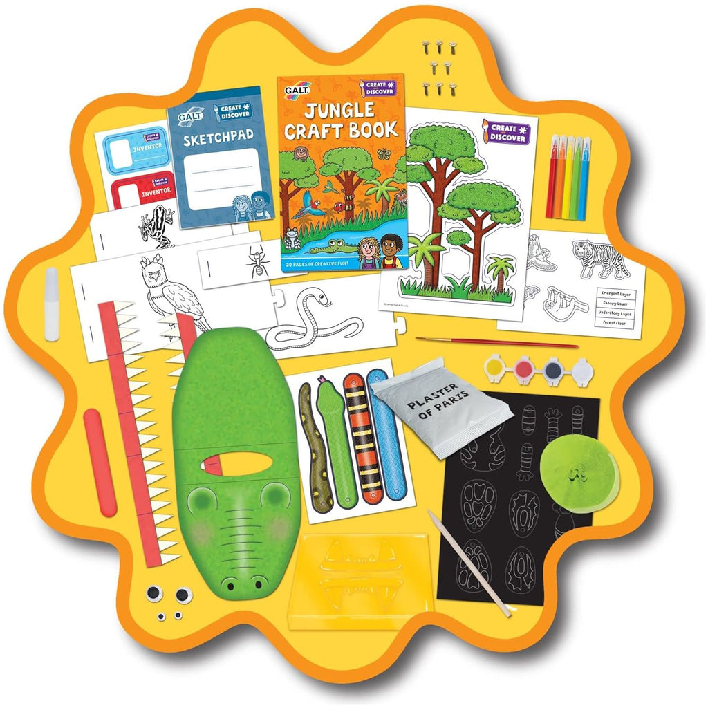 Galt Toys Jungle Craft Kids Activity Set Age- 5 Years & Above