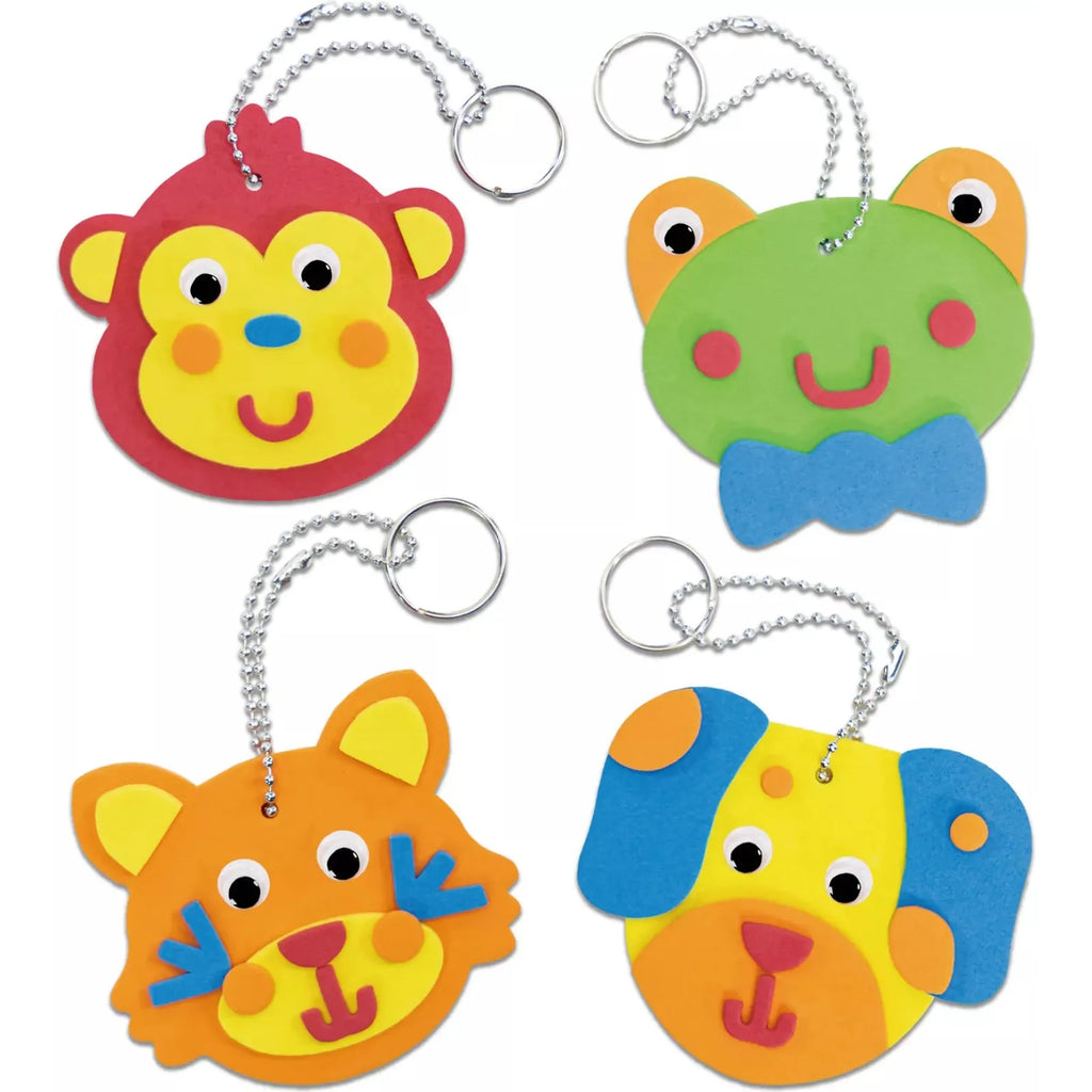Galt Toys Mini Makes Foam Keyrings Activity Kit Age- 5 Years & Above