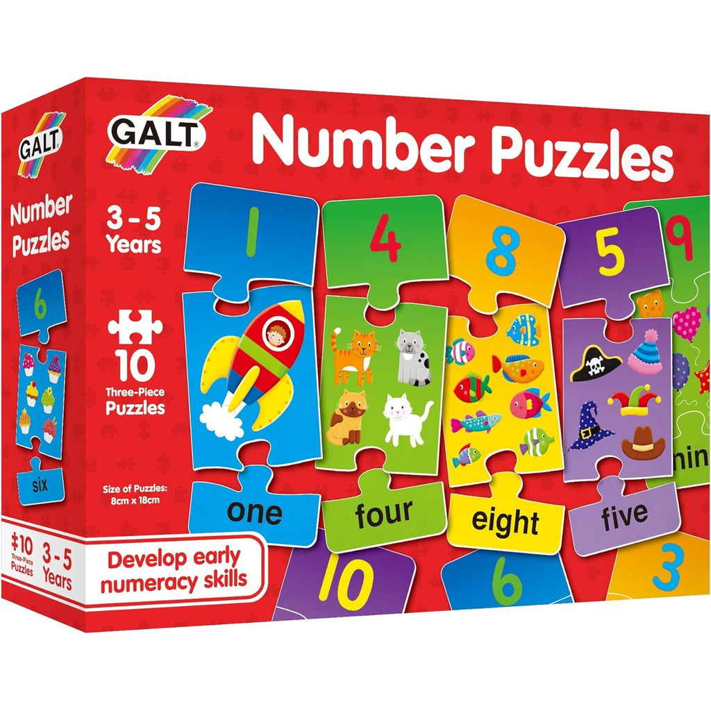 Galt Toys Number Learning Kids Puzzles 12- Piece Age- 3 Years to 5 Years