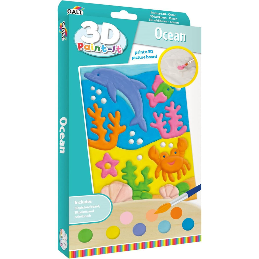 Galt Toys Ocean 3D Paint It Activity Set Age- 4 Years & Above