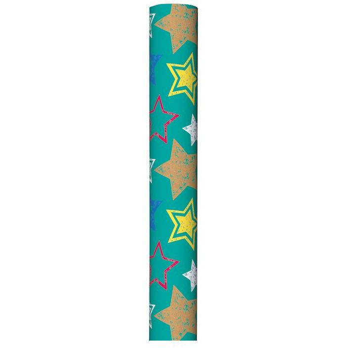 Giftmaker Fashion Kraft Gift Wrap 2M X 69Cm Assorted