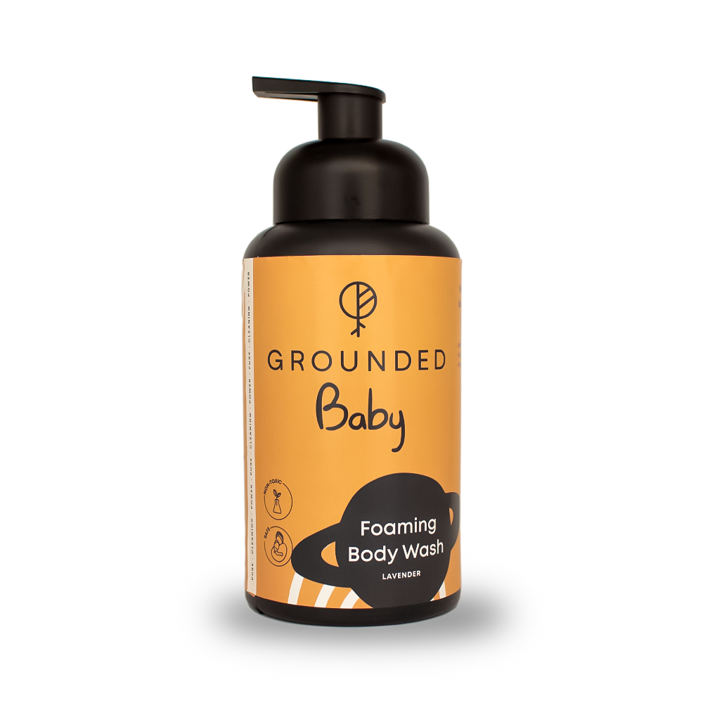 Grounded Baby Foaming Body Wash Fragrance-Free 1 Litre Age- Newborn & Above