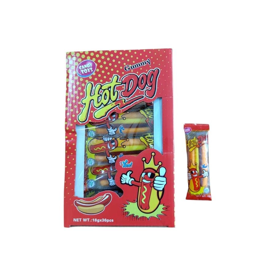 Gummy Hot Dog  Kids Candy Ct1041 Age- 3 Years & Above