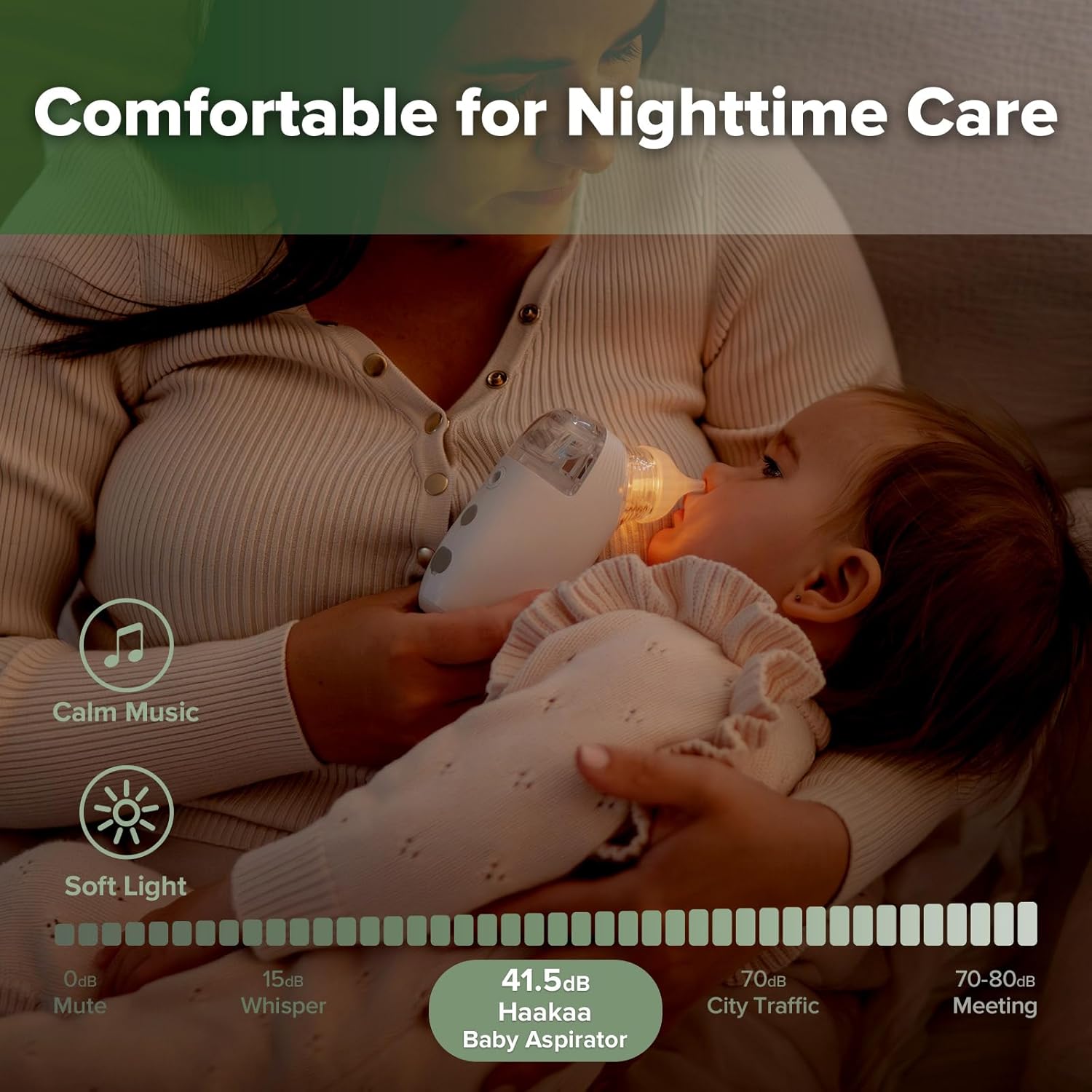 Haakaa 2-in-1 Nasal Aspirator with Sprayer Age- Newborn & Above