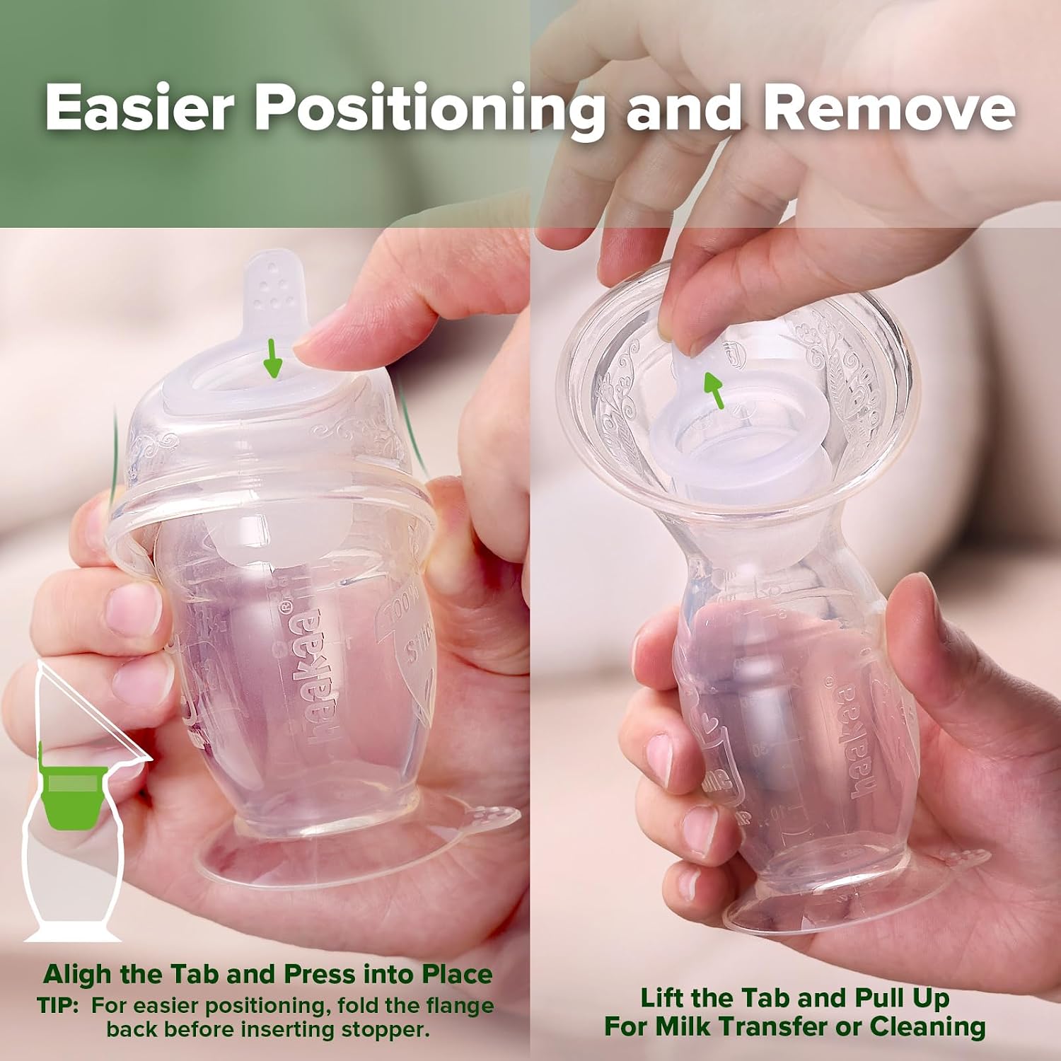 Haakaa Silicone SpillGUARD Insert/Breast Pump Stopper for Saving Precious Breastmilk from Spilling & Wasting, Compatible with All Generations of Haakaa Pumps