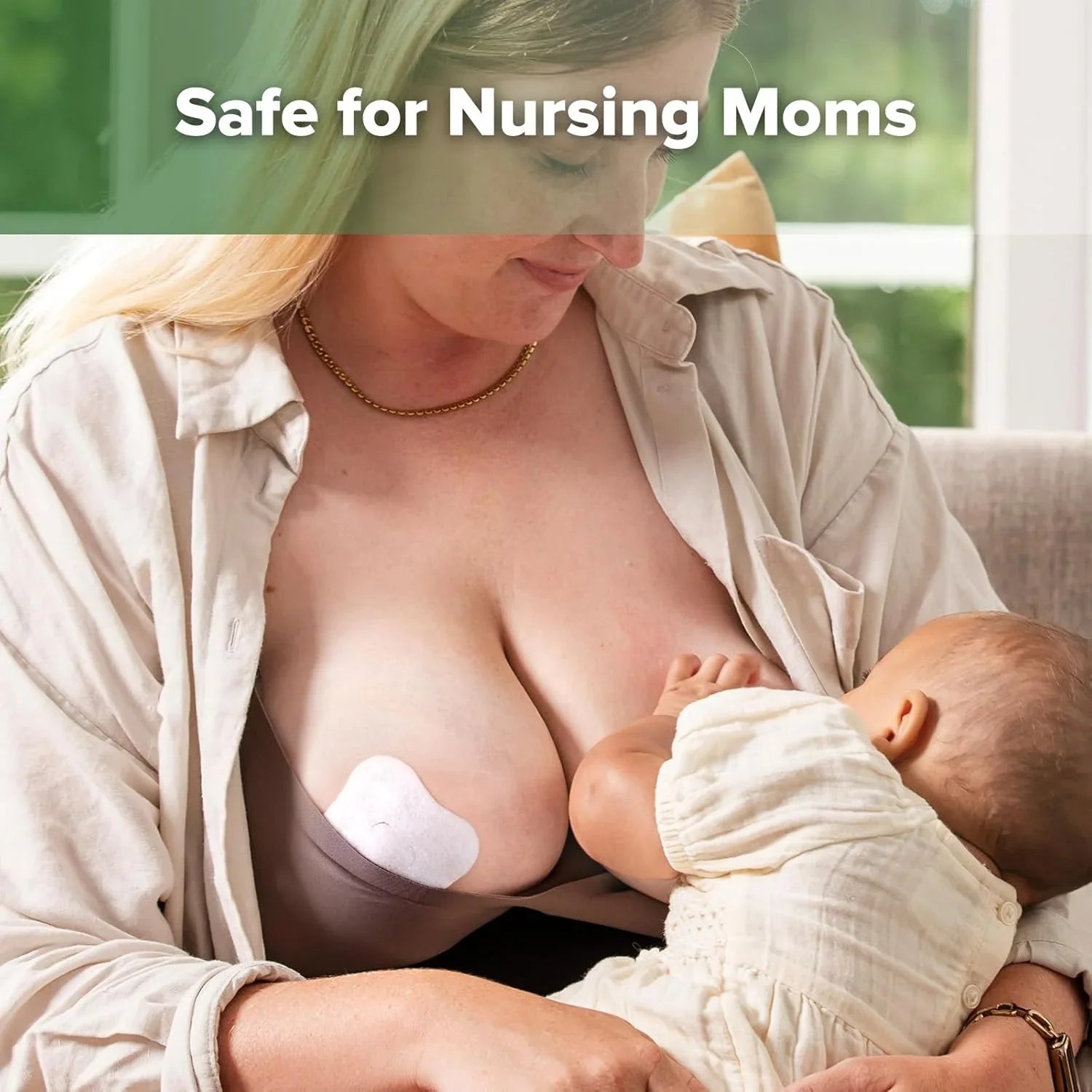 Haakaa Soothing Hydrogel Breast Pads Pack of 8 for Breastfeeding Moms