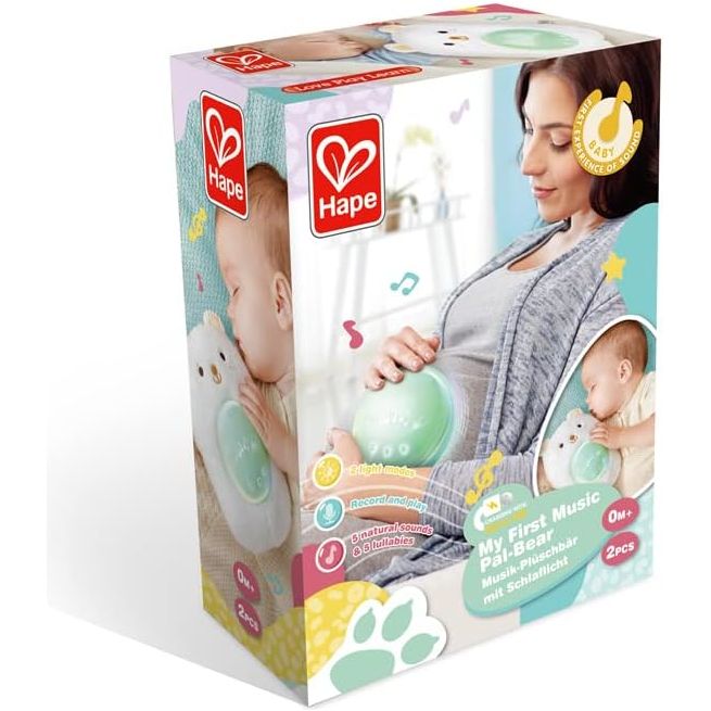 Hape My Musical Pal - Huggy Bobo Baby Toy Age- Newborn & Above