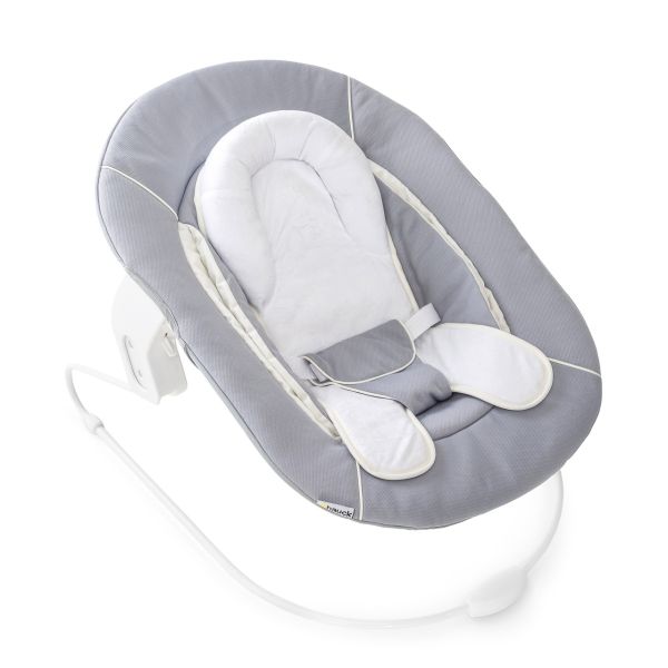 Hauck Alpha Bouncer 2-In-1 Rocker Stretch Grey Age- Newborn & Above