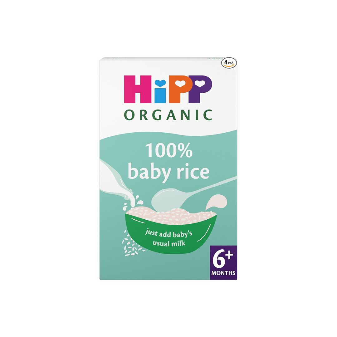 Hipp Rice Hipp Organic 100% Baby Rice Ideal for Weaning 160g Age- 6 Months ...