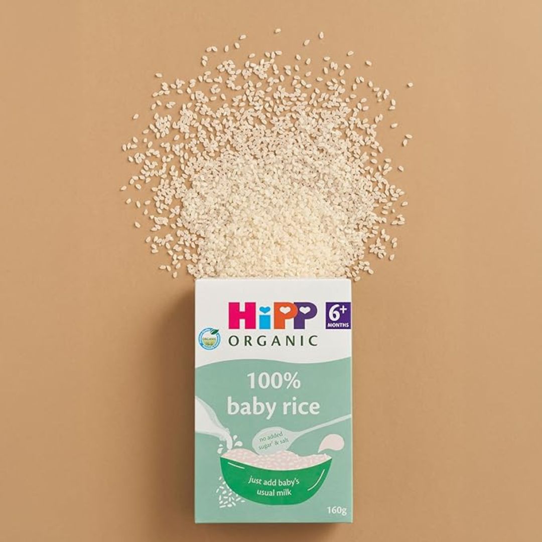 Hipp Organic 100% Baby Rice Ideal for Weaning 160g Age- 6 Months ...