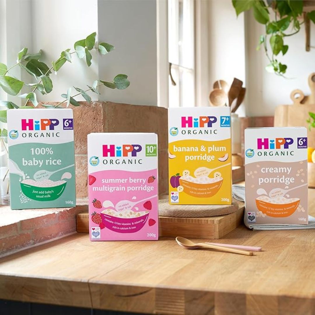 Hipp Organic 100% Baby Rice Ideal for Weaning 160g Age- 6 Months ...
