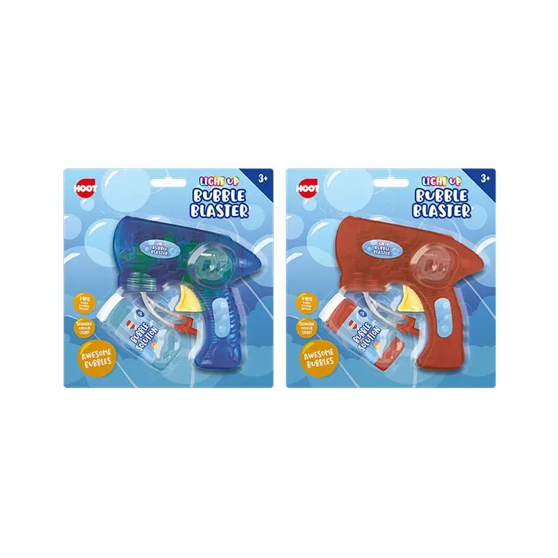 Hoot Battery-Operated Light-Up Bubble Blaster Assorted Colours Age- 3 Years and Above