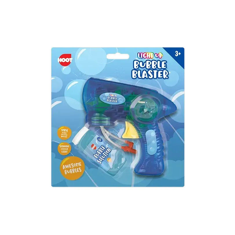 Hoot Battery-Operated Light-Up Bubble Blaster Assorted Colours Age- 3 Years and Above