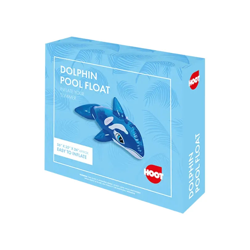 Hoot Inflatable Dolphin Pool Float 56