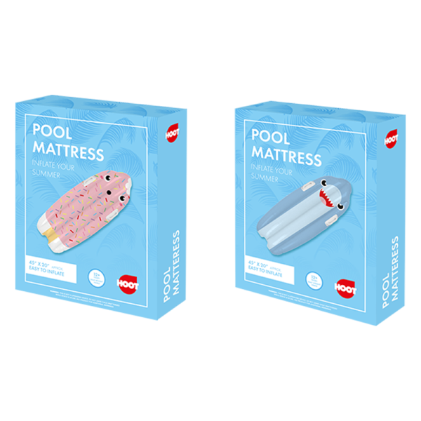 Hoot Inflatable Pool Mattress 45