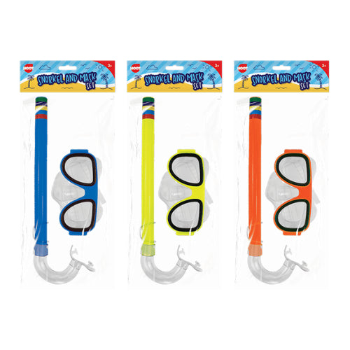 Hoot  Kids Diving Snorkel & Mask Set Assorted Age- 3 Years & Above