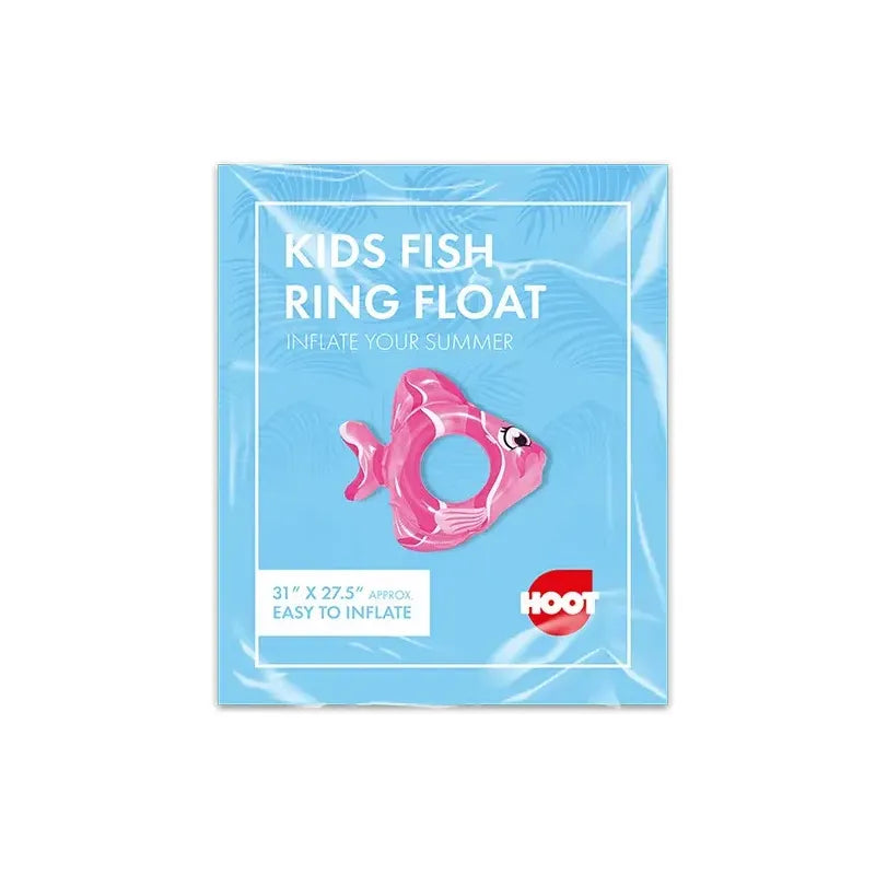 Hoot Kids Inflatable Fish Ring Float 31