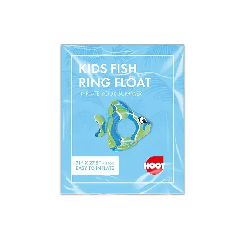 Hoot Kids Inflatable Fish Ring Float 31