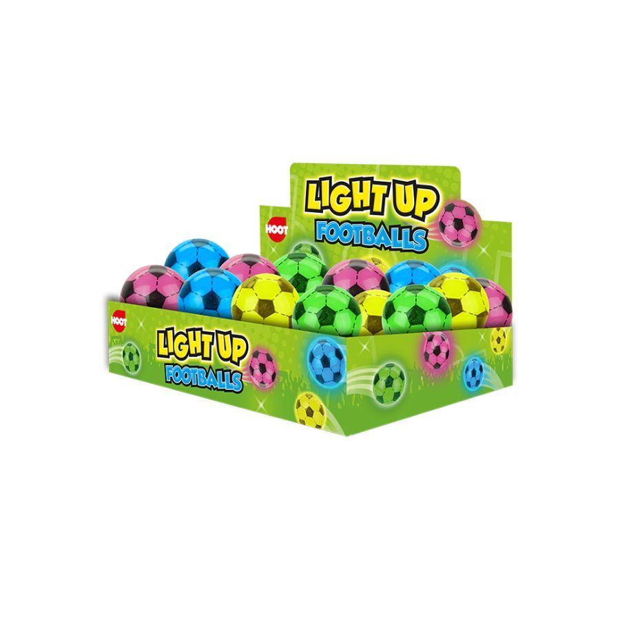 Hoot Light Up Football 5.6Cm Cdu Assorted Colours Age- 3 Years and Above