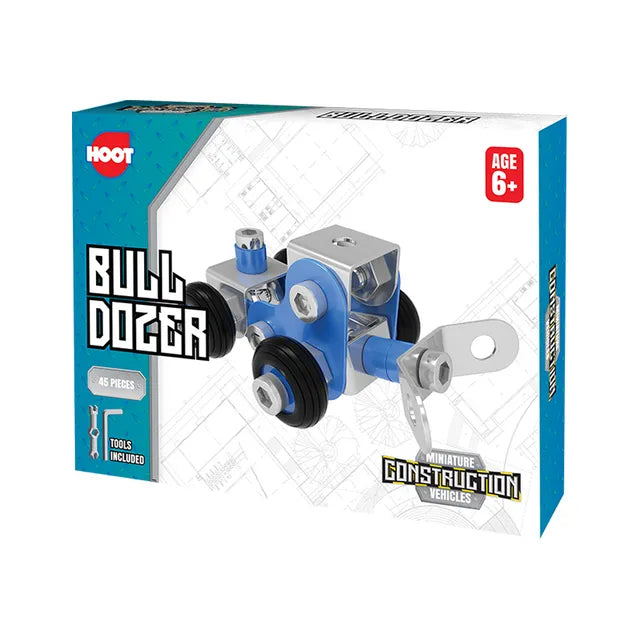 Hoot Miniature Metallic Construction Vehicles CDU Assorted Age- 3 Years & Above