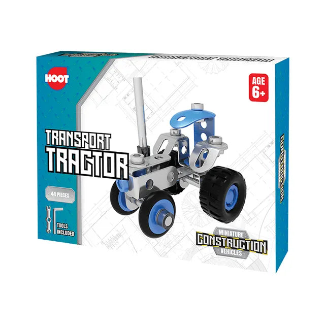 Hoot Miniature Metallic Construction Vehicles CDU Assorted Age- 3 Years & Above