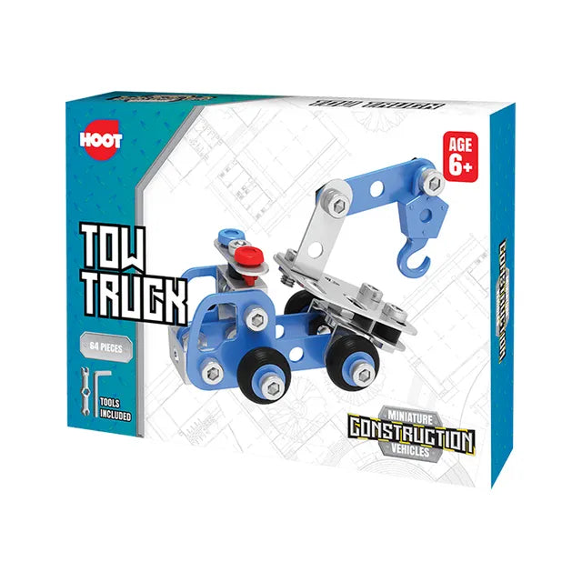 Hoot Miniature Metallic Construction Vehicles CDU Assorted Age- 3 Years & Above