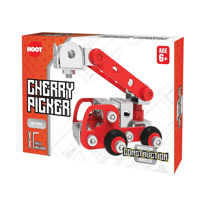 Hoot Miniature Metallic Construction Vehicles CDU Assorted Age- 3 Years & Above
