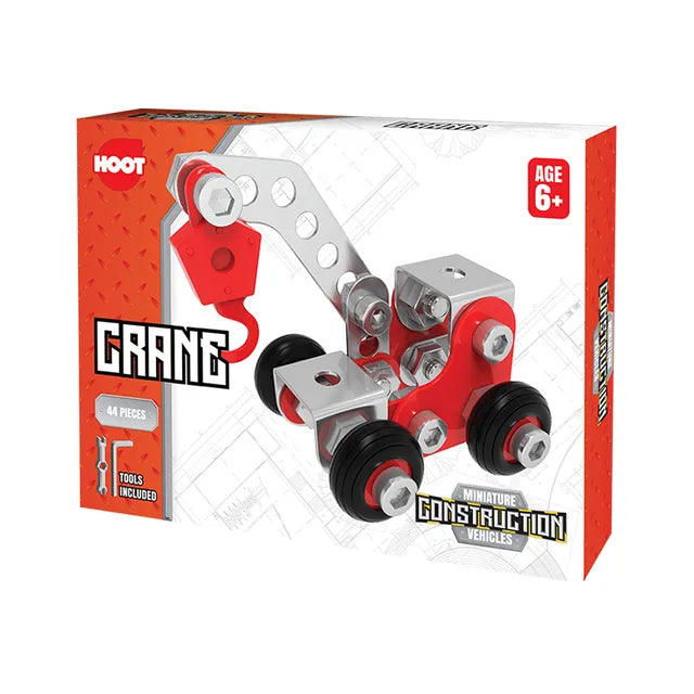 Hoot Miniature Metallic Construction Vehicles CDU Assorted Age- 3 Years & Above