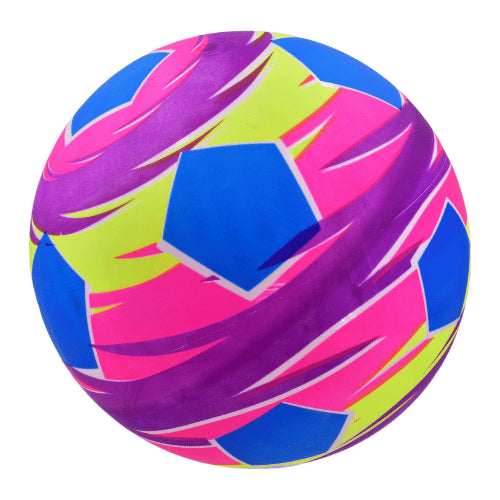 Kandy Toys Neon Colour Inflatable Football 9-Inch 80g Age- 3 Years & Above