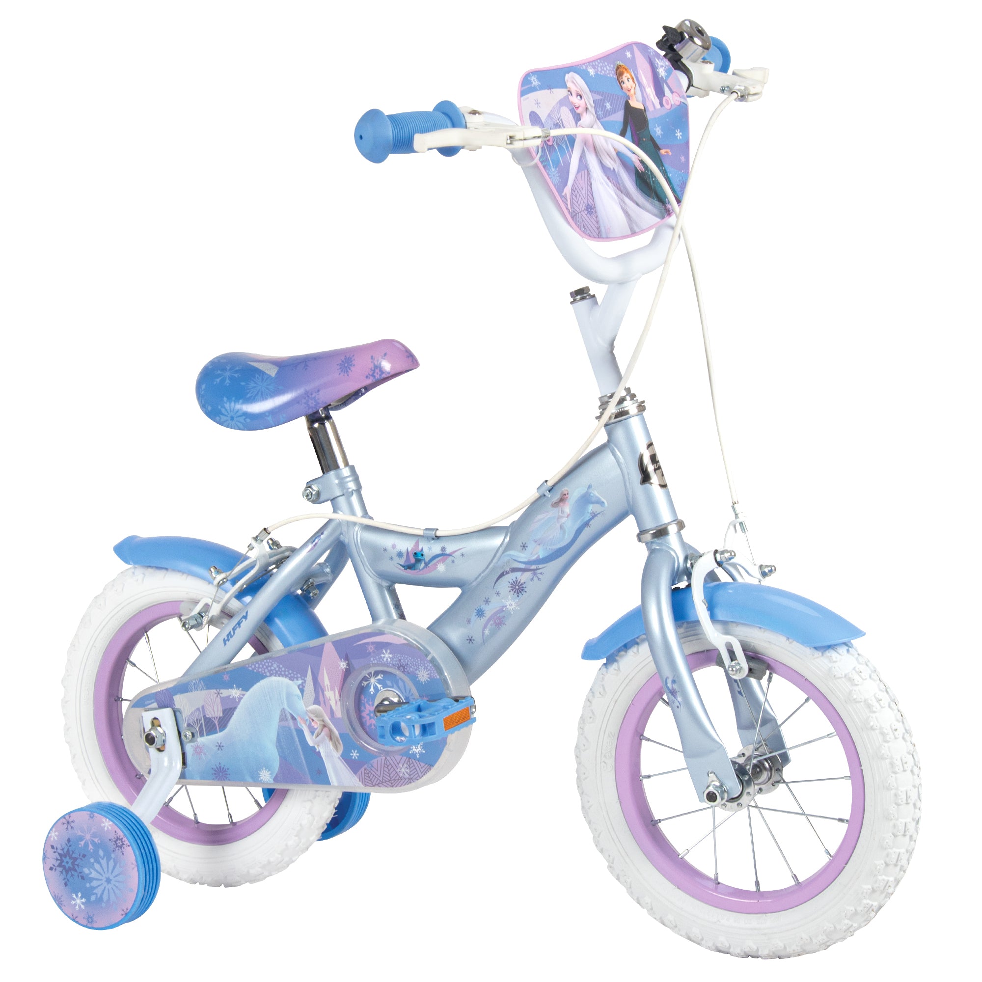 Huffy Disney Frozen 12-Inch Kids Bicycle with Training Wheels Blue 22335W Age- 3 Years to 5 Years