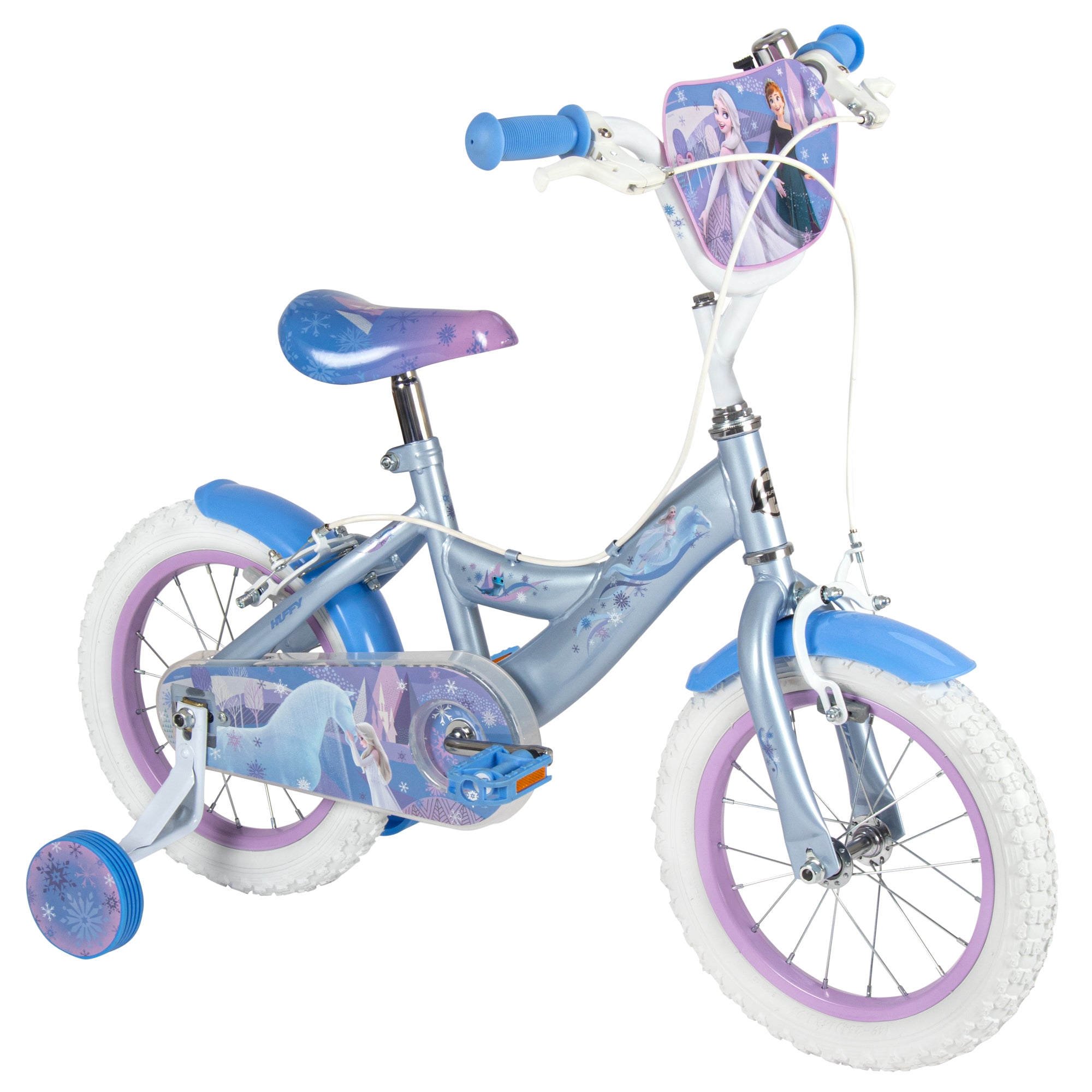 Huffy Disney Frozen 14-Inch Kids Bicycle with Training Wheels Blue 24995W Age- 4 Years to 6 Years