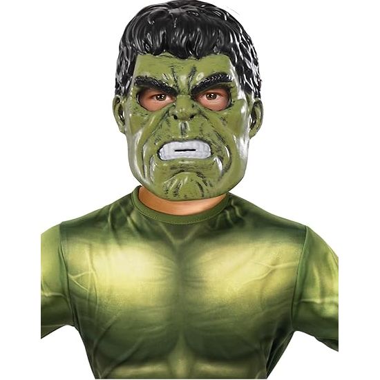 Hulk 1/2 Deluxe Mask Kids Costume Accessory Kit Age- 4 Years & Above