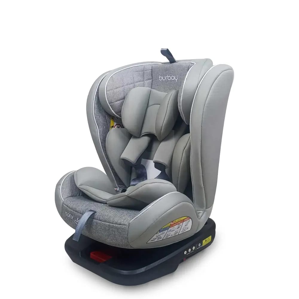 Burbay Grand ISOFIX 360 Rotatable Baby Car Seat AG320 Black/Grey