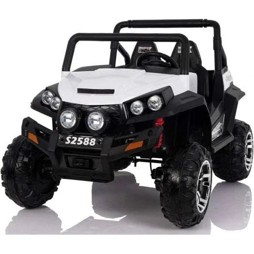Scorpio Xux 12V 4 x4 Battery Operated Ride On Jeep with Remote Control White without back light  Age- 3 Years & Above