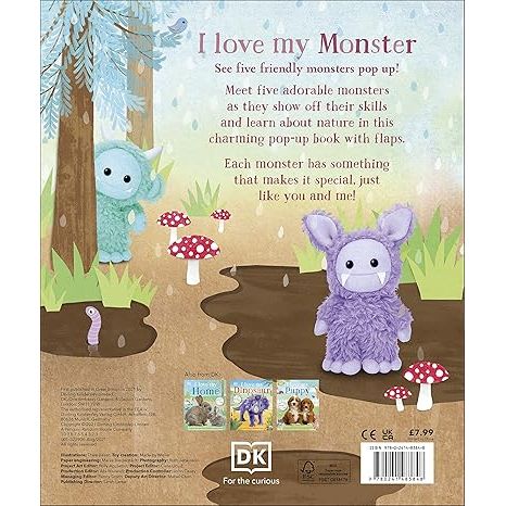I Love My Monster Board Book