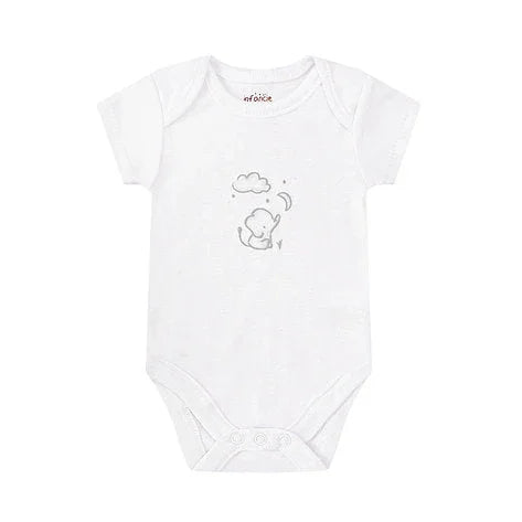 Infancie 10-Piece Essential Elephant Themed Layette Set White IT5198