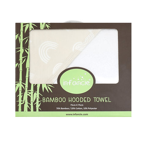 Infancie Bamboo Hooded Towel Beige IT4720 Age- Newborn & Above
