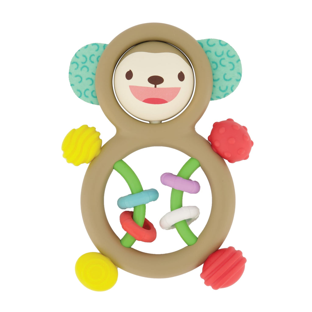 Infantino Busy Lil' Sensory Rattle  Multicolor   Age- Newborn & Above 