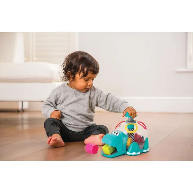 Infantino B-Kids Shape Sorting Hippo Blue Age- 6 Months & Above