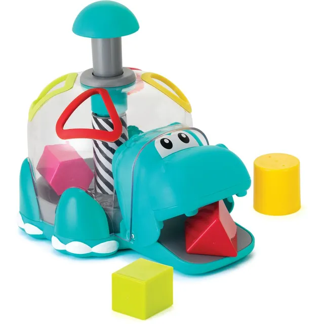 Infantino B-Kids Shape Sorting Hippo Blue Age- 6 Months & Above