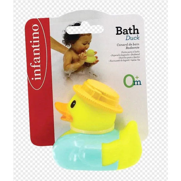 Infantino Bath Duck (6 styles) Assorted (1 Piece) Multicolor Age- Newborn & Above