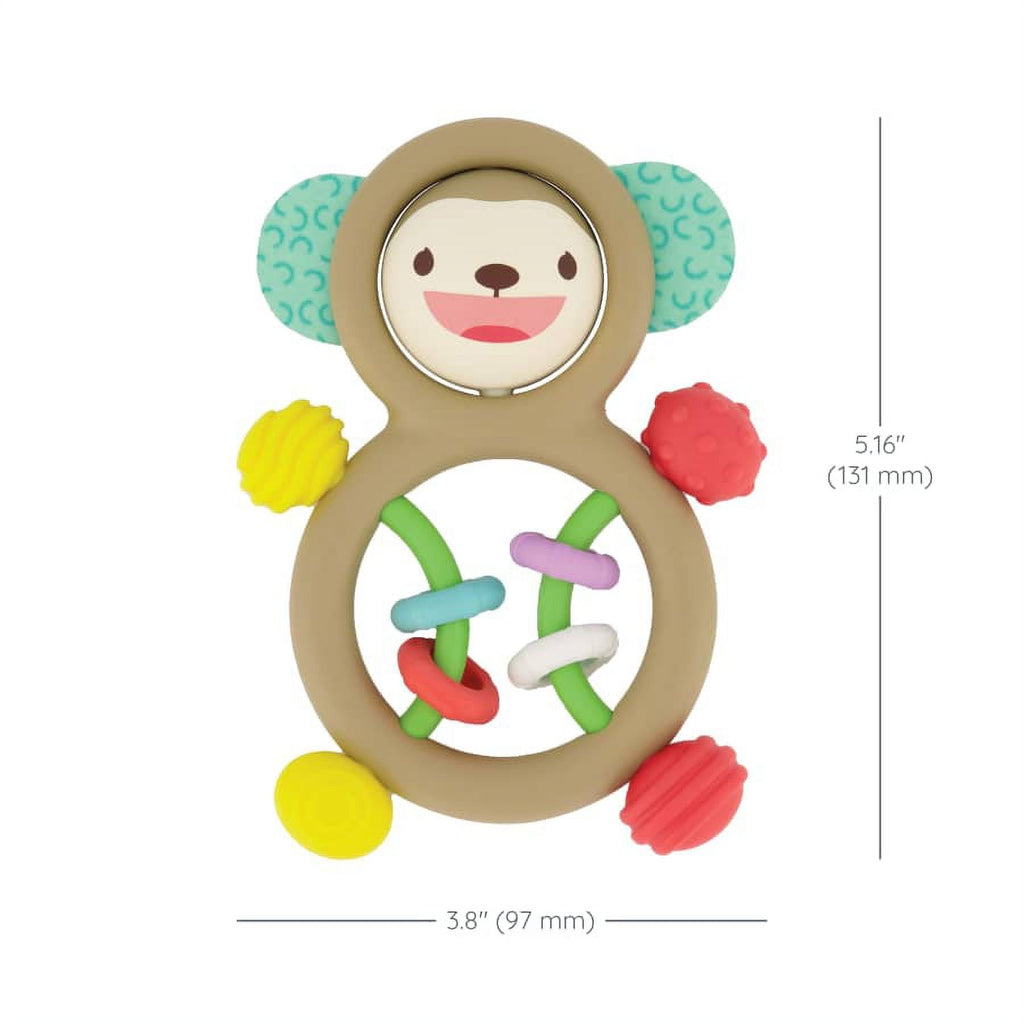 Infantino Busy Lil' Sensory Rattle  Multicolor   Age- Newborn & Above 