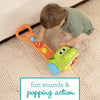 Infantino Gator Scoot N' Scoop Push Toy with 3 Colorful Balls Age- 12 Months & Above