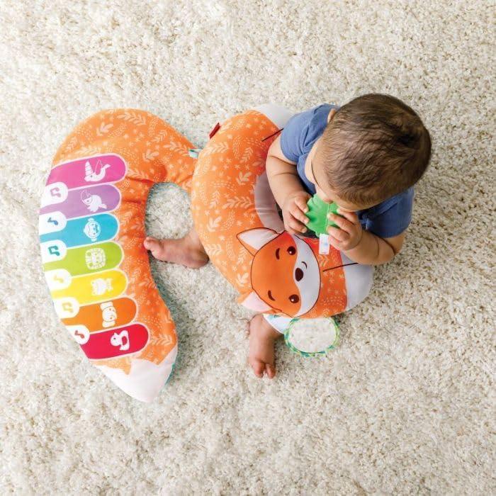 Infantino Grow With Me Fox  2-in-1 Tummy Time Piano & Seated Support Age- Newborn & Above