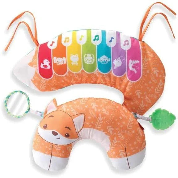 Infantino Grow With Me Fox  2-in-1 Tummy Time Piano & Seated Support Age- Newborn & Above