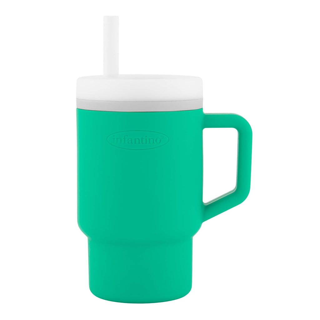 Infantino My 1st Tumbler – Adorable Miniature Tumbler with Leak-Resistant Sipper  Alpine Age- 6 Months & Above