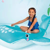 Intex Blue Whale Ride-On Inflatable Pool Float (168x140 cm) Age- 3 Years and Above