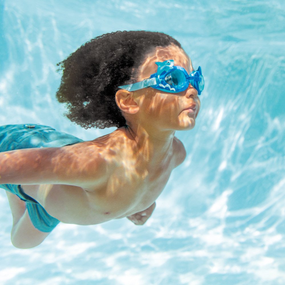 Intex Summer Fun Swimming Goggles - Child Age- 3 Years to 8 Years